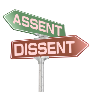 Left: Assent / Right: Dissent