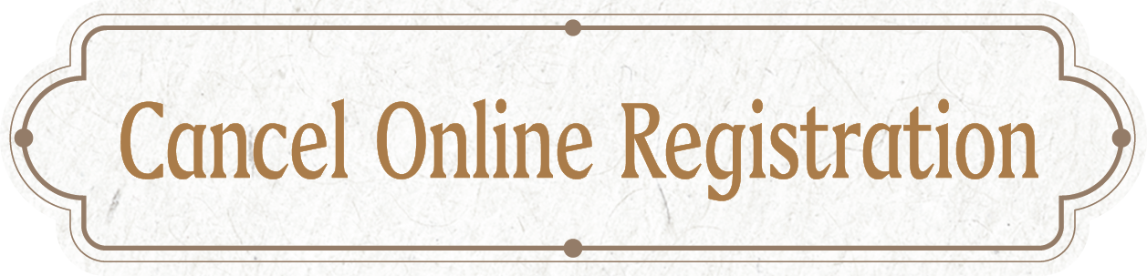 Cancel Online Registration 